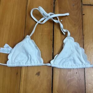White bikini top beachwear